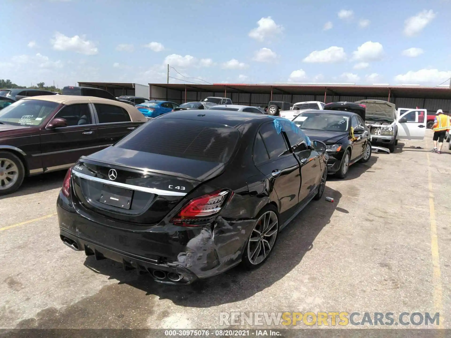 4 Photograph of a damaged car W1KWF6EB4LR572006 MERCEDES-BENZ C-CLASS 2020