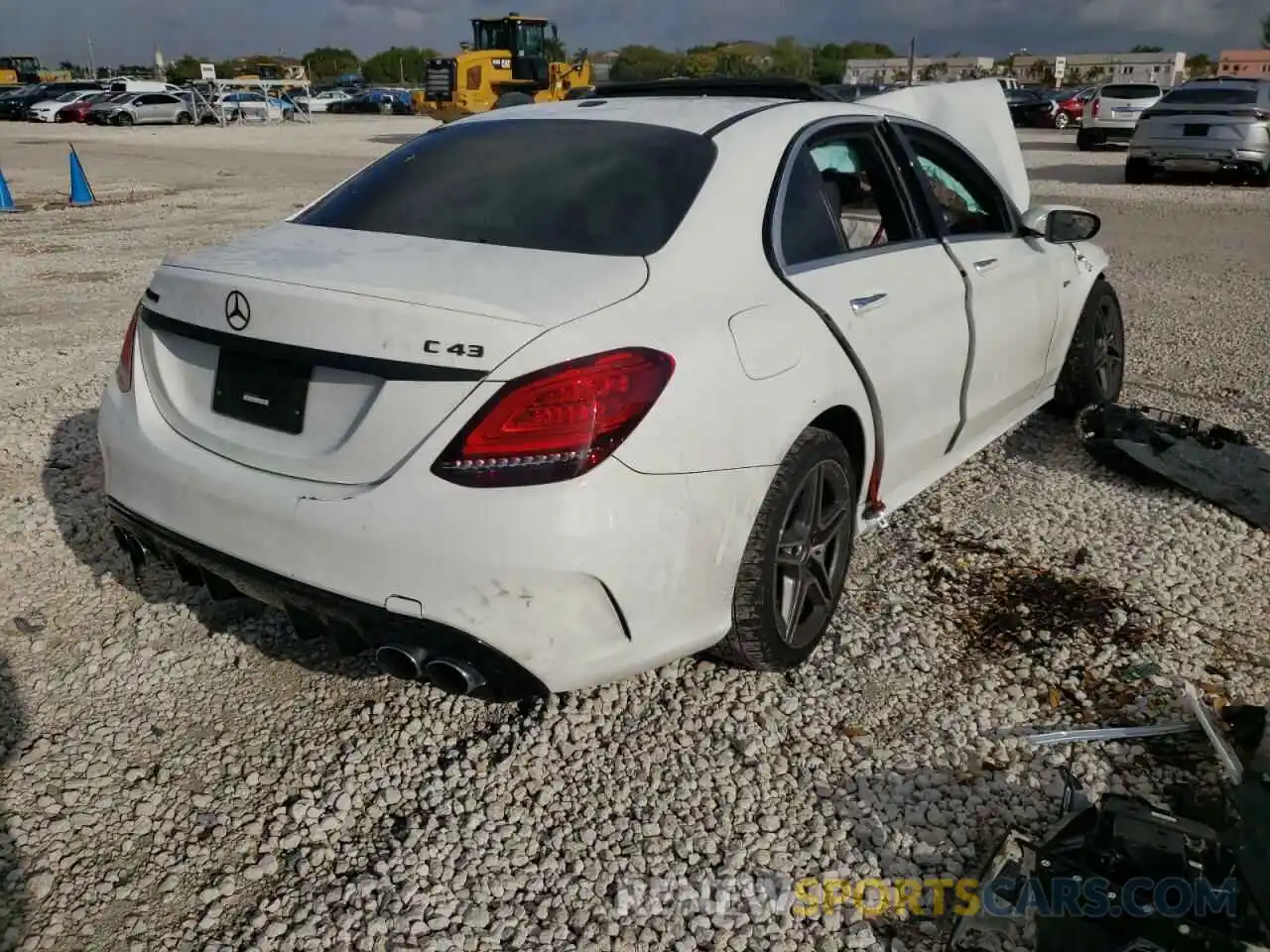 4 Photograph of a damaged car W1KWF6EB4LR585712 MERCEDES-BENZ C-CLASS 2020