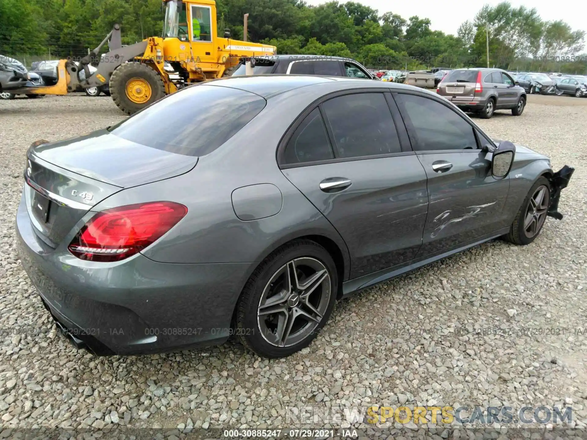 4 Photograph of a damaged car W1KWF6EB4LR597049 MERCEDES-BENZ C-CLASS 2020