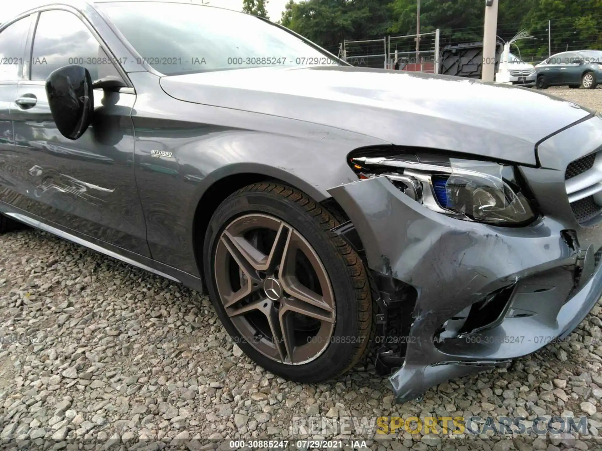 6 Photograph of a damaged car W1KWF6EB4LR597049 MERCEDES-BENZ C-CLASS 2020