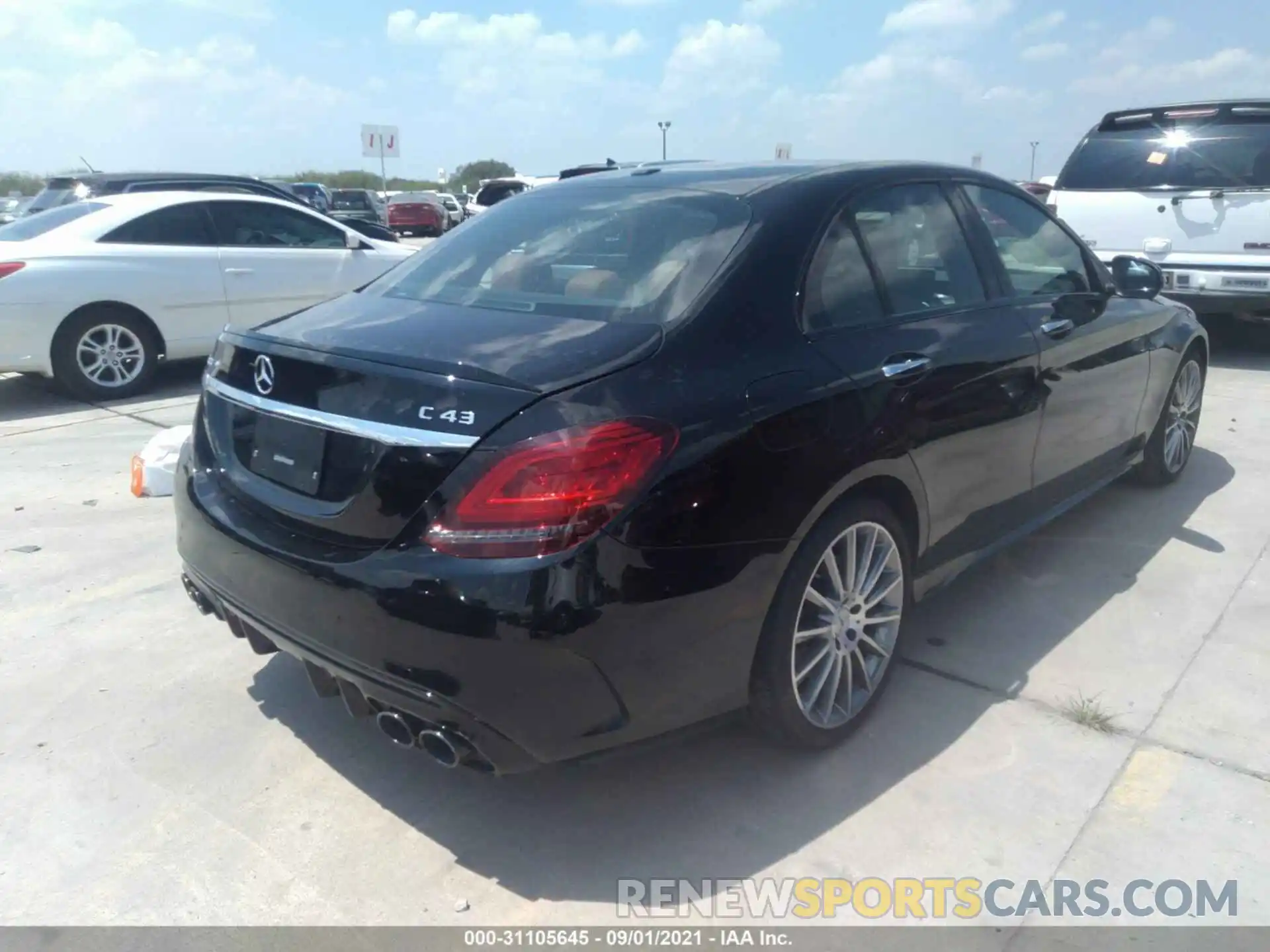 4 Photograph of a damaged car W1KWF6EB5LR585850 MERCEDES-BENZ C-CLASS 2020