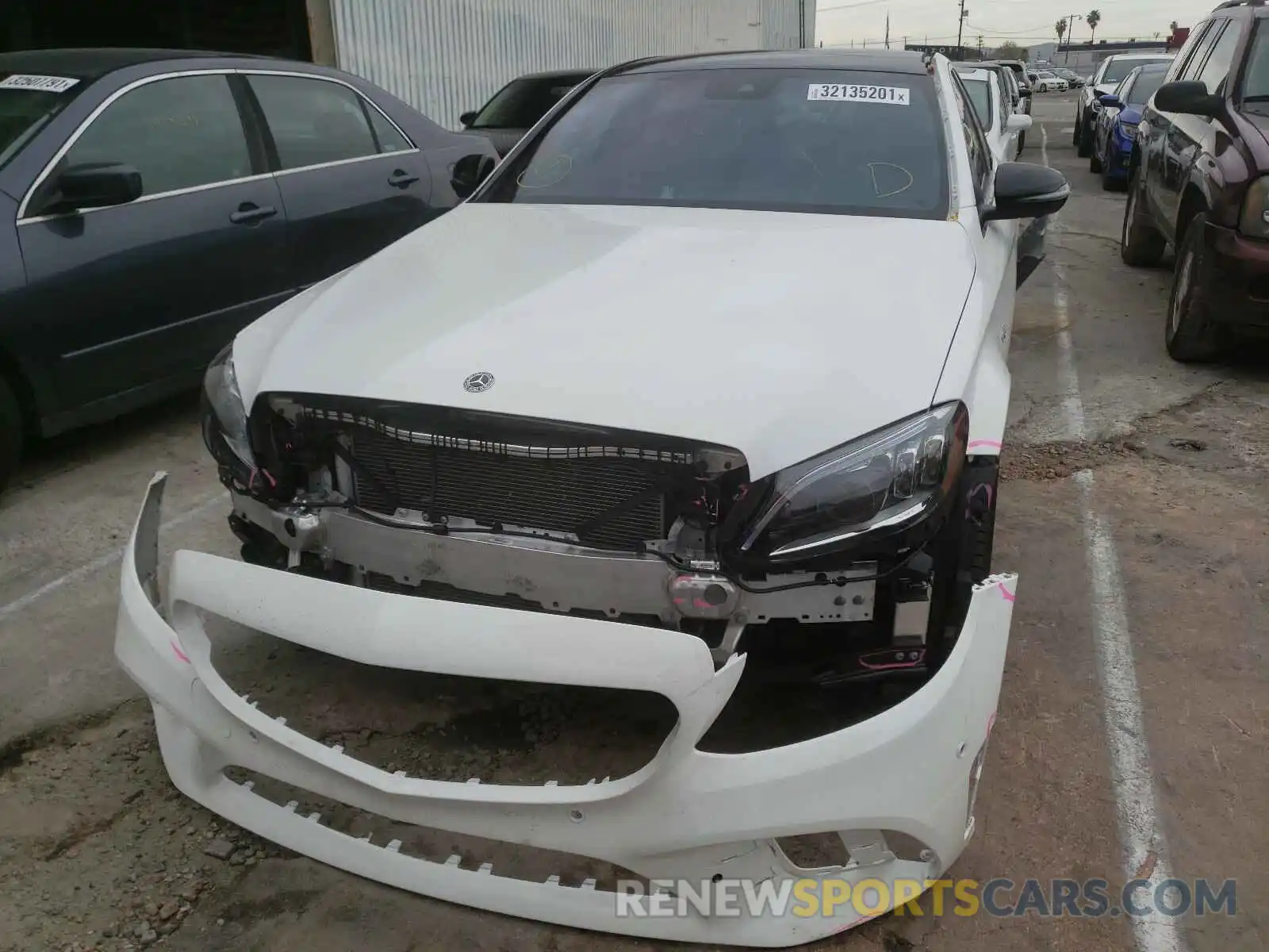 9 Photograph of a damaged car W1KWF6EB7LR570590 MERCEDES-BENZ C CLASS 2020