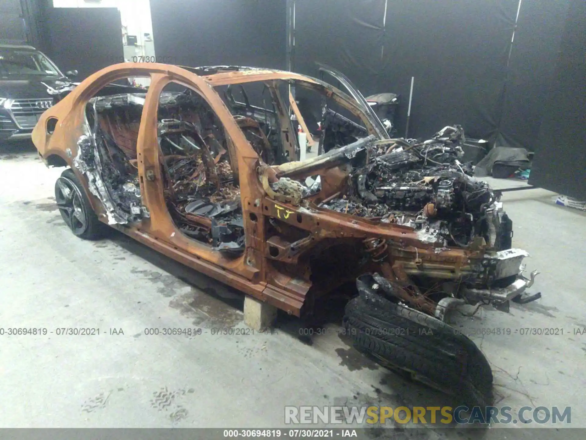 1 Photograph of a damaged car W1KWF6EB8LR571294 MERCEDES-BENZ C-CLASS 2020