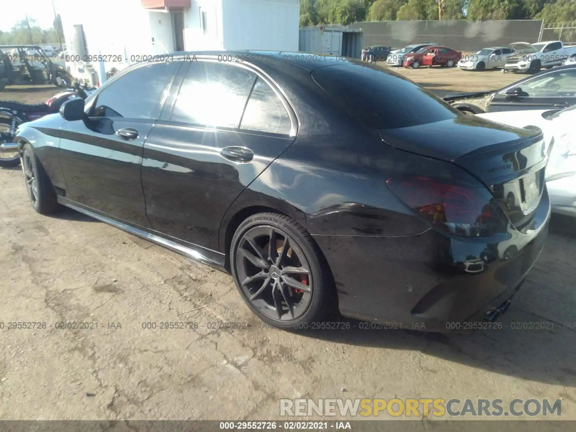 3 Photograph of a damaged car W1KWF6EB8LR595613 MERCEDES-BENZ C-CLASS 2020