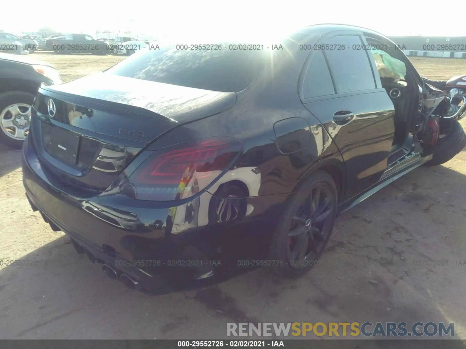 4 Photograph of a damaged car W1KWF6EB8LR595613 MERCEDES-BENZ C-CLASS 2020