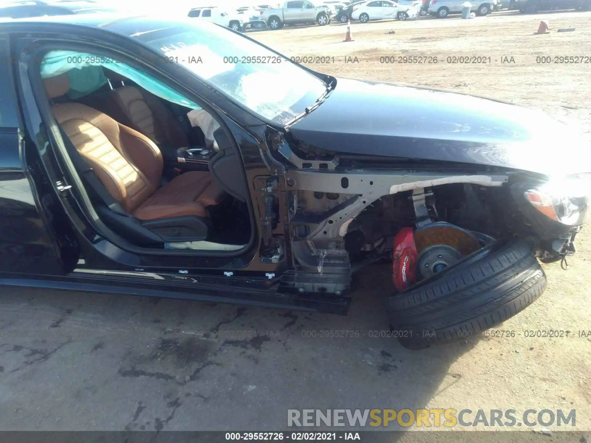 6 Photograph of a damaged car W1KWF6EB8LR595613 MERCEDES-BENZ C-CLASS 2020