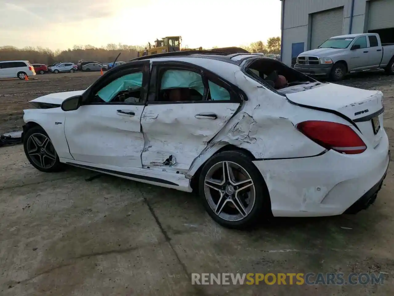 2 Photograph of a damaged car W1KWF6EBXLR569188 MERCEDES-BENZ C-CLASS 2020