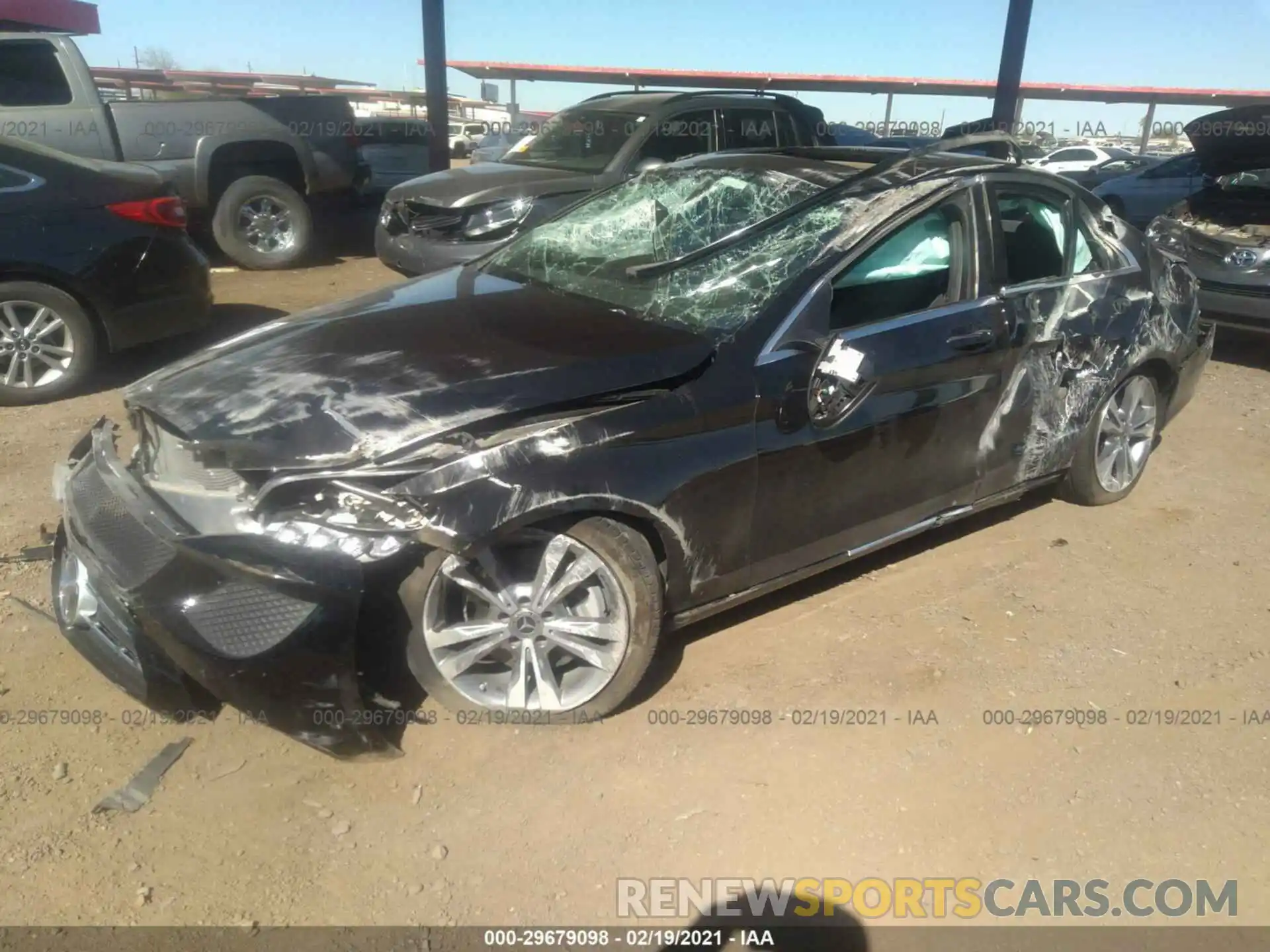 2 Photograph of a damaged car W1KWF8DB0LR575014 MERCEDES-BENZ C-CLASS 2020