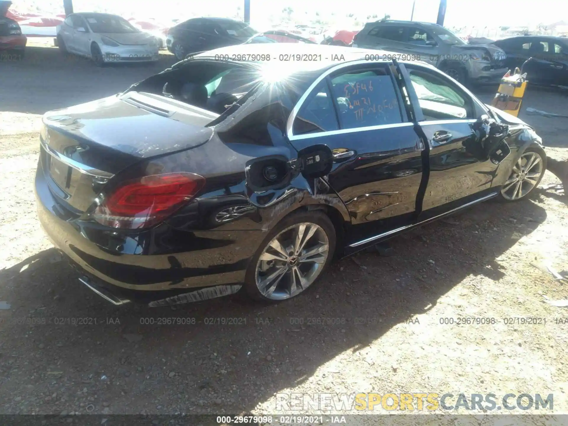 4 Photograph of a damaged car W1KWF8DB0LR575014 MERCEDES-BENZ C-CLASS 2020