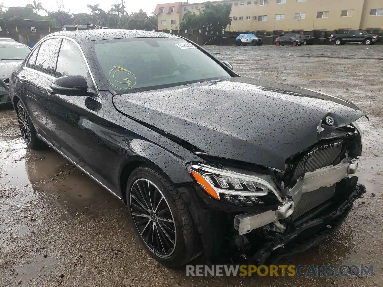 1 Photograph of a damaged car W1KWF8DB0LR575580 MERCEDES-BENZ C CLASS 2020