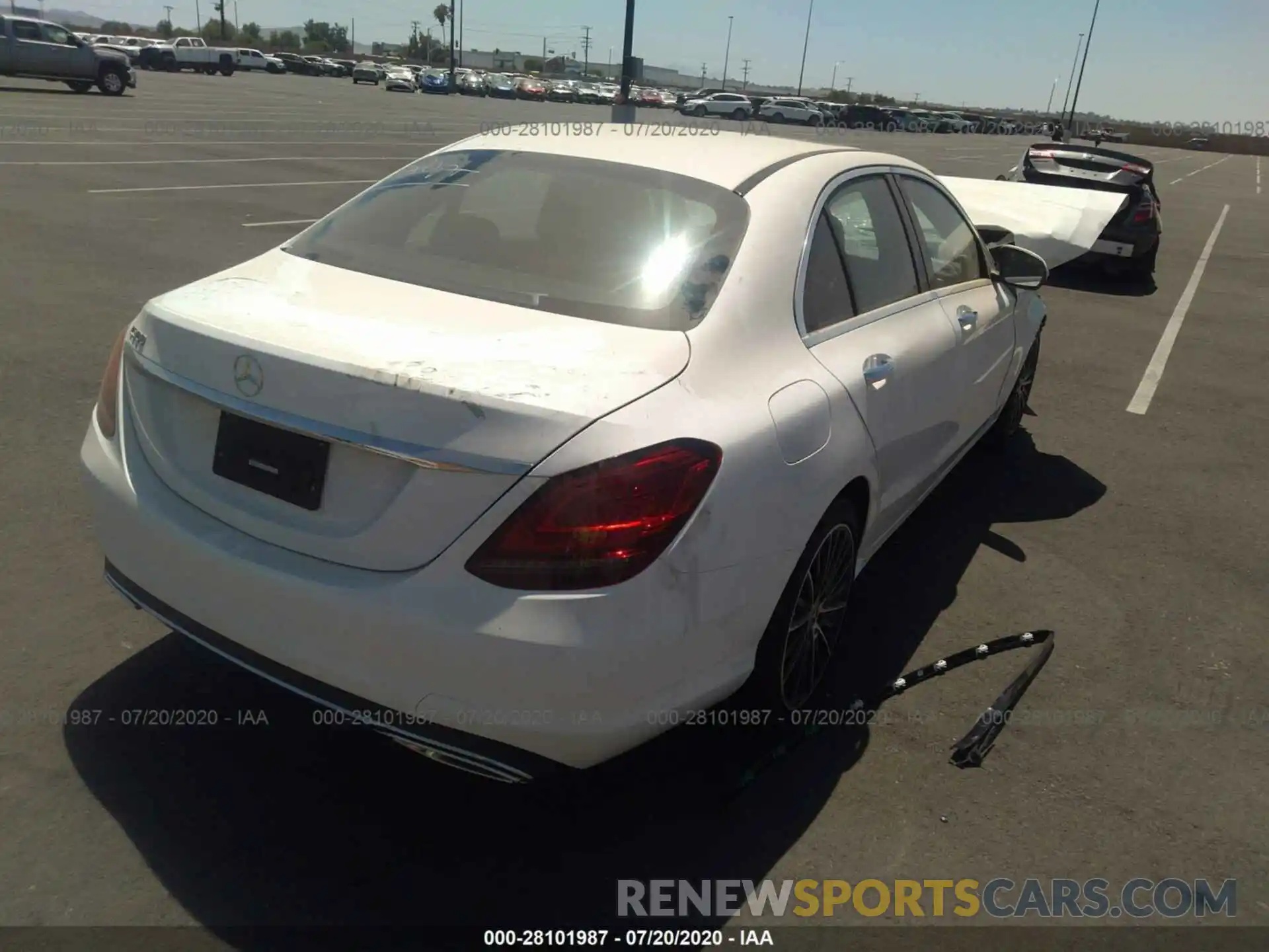 4 Photograph of a damaged car W1KWF8DB0LR579709 MERCEDES-BENZ C-CLASS 2020