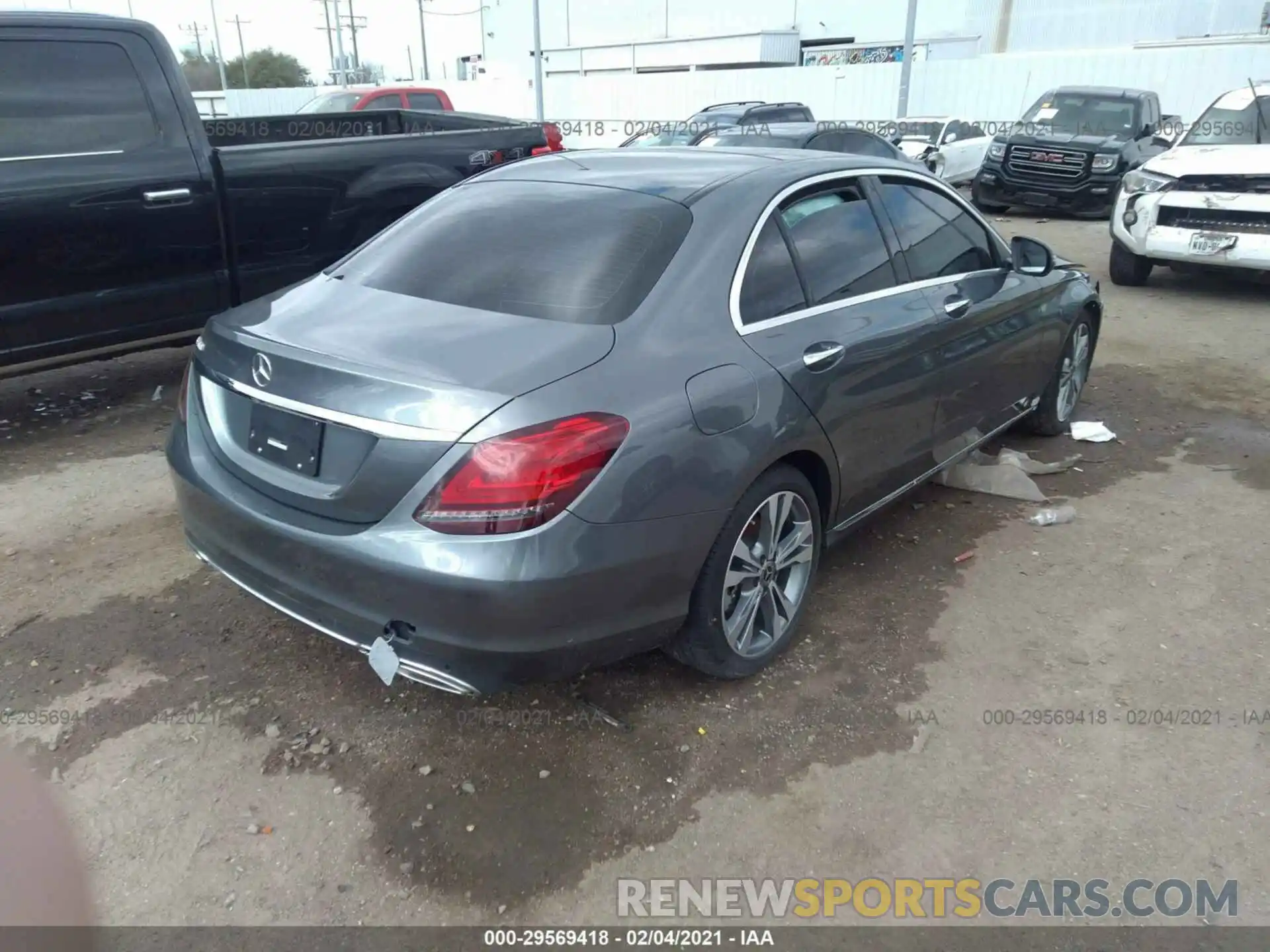 4 Photograph of a damaged car W1KWF8DB0LR583808 MERCEDES-BENZ C-CLASS 2020