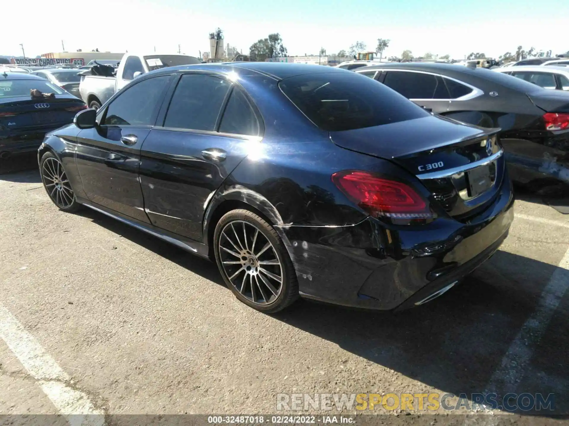 3 Photograph of a damaged car W1KWF8DB0LR584179 MERCEDES-BENZ C-CLASS 2020