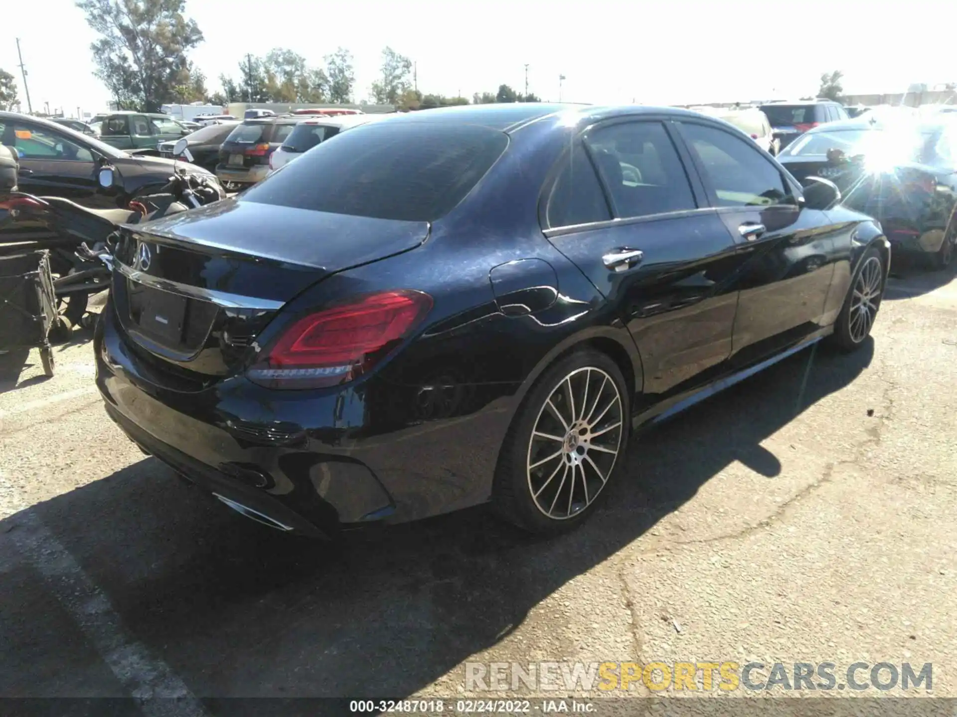 4 Photograph of a damaged car W1KWF8DB0LR584179 MERCEDES-BENZ C-CLASS 2020