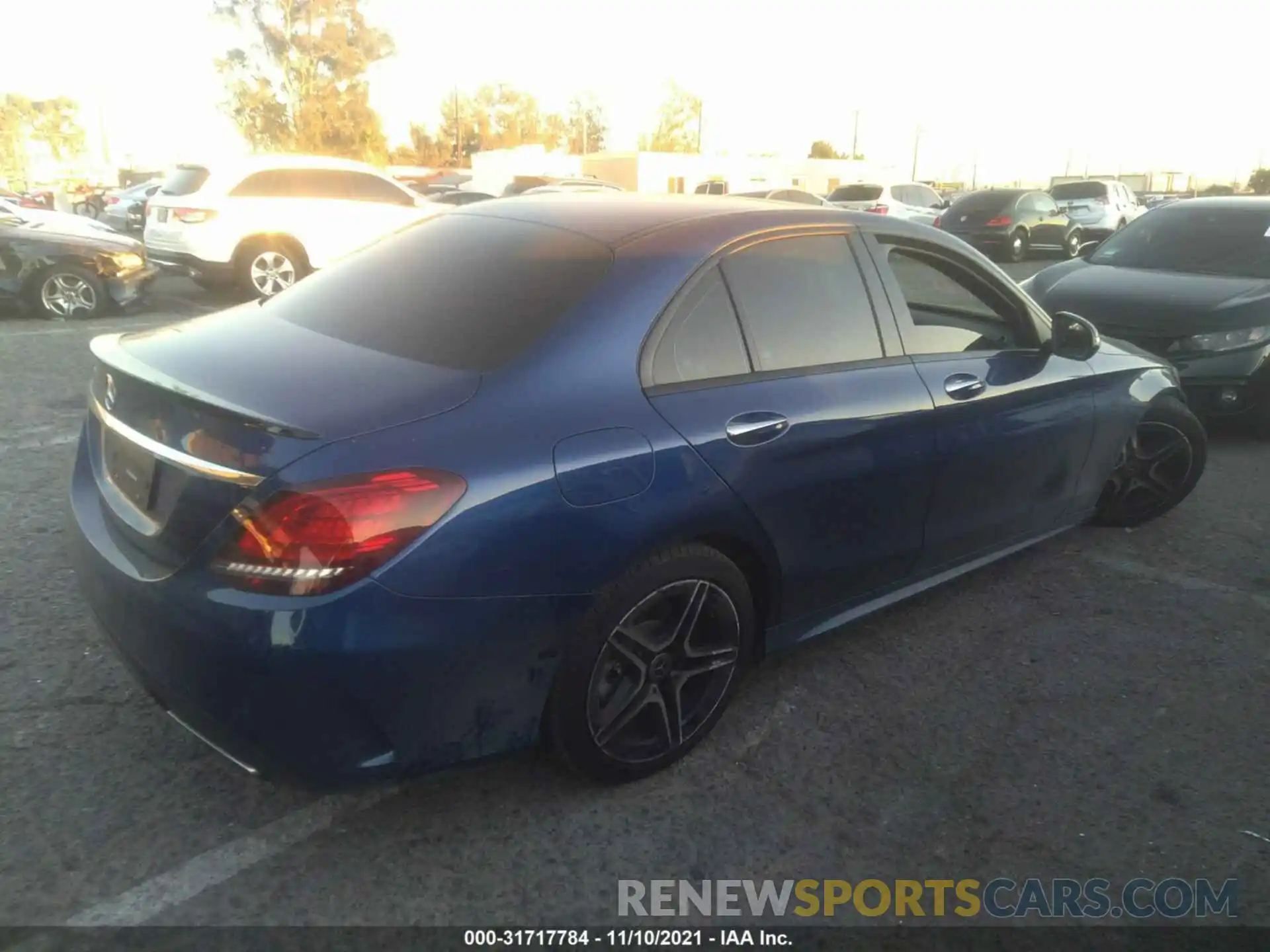 4 Photograph of a damaged car W1KWF8DB0LR596543 MERCEDES-BENZ C-CLASS 2020