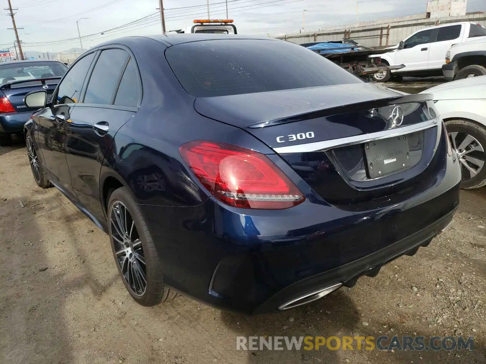 3 Photograph of a damaged car W1KWF8DB0LR602809 MERCEDES-BENZ C CLASS 2020