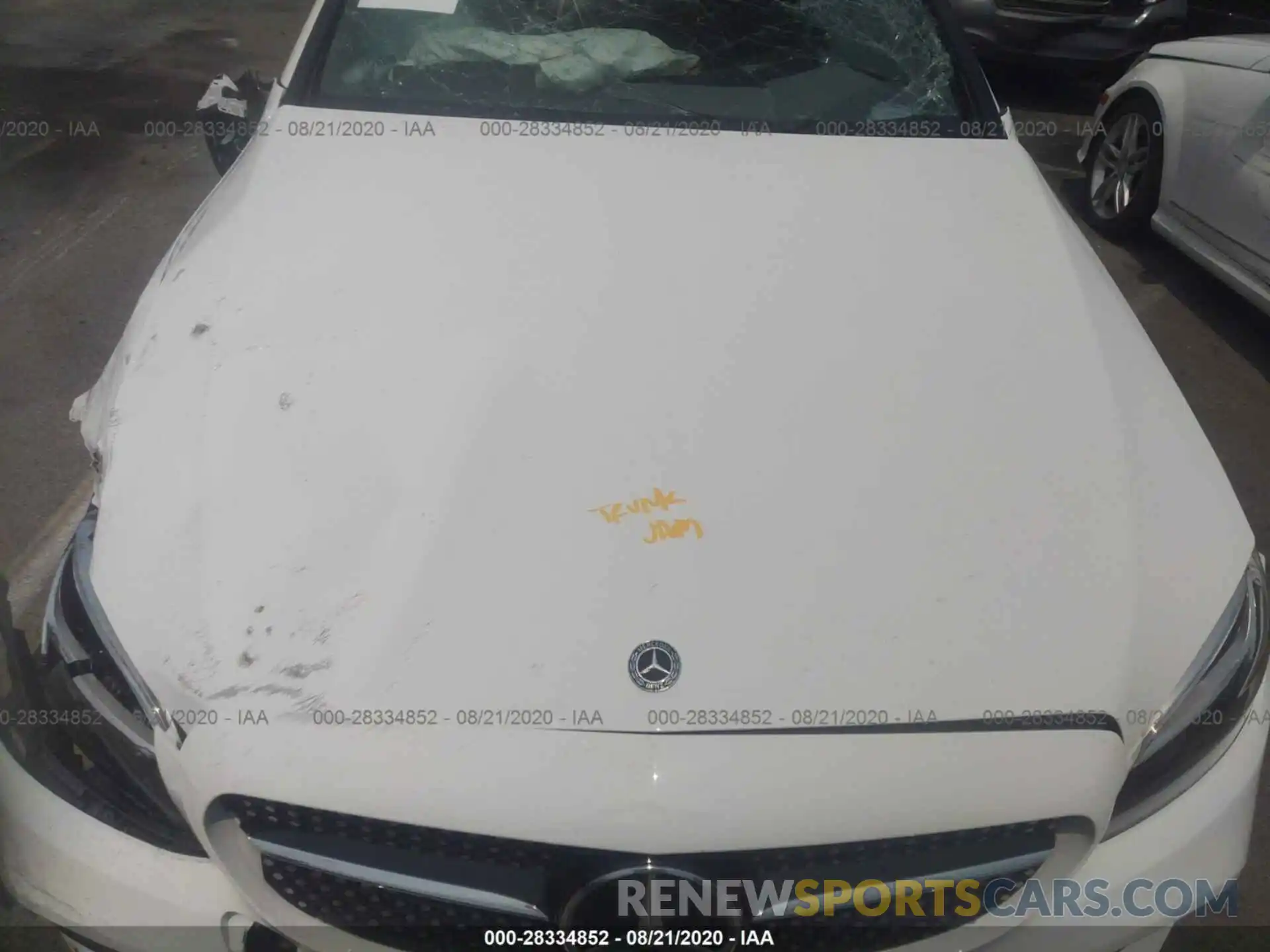 10 Photograph of a damaged car W1KWF8DB1LR570095 MERCEDES-BENZ C-CLASS 2020