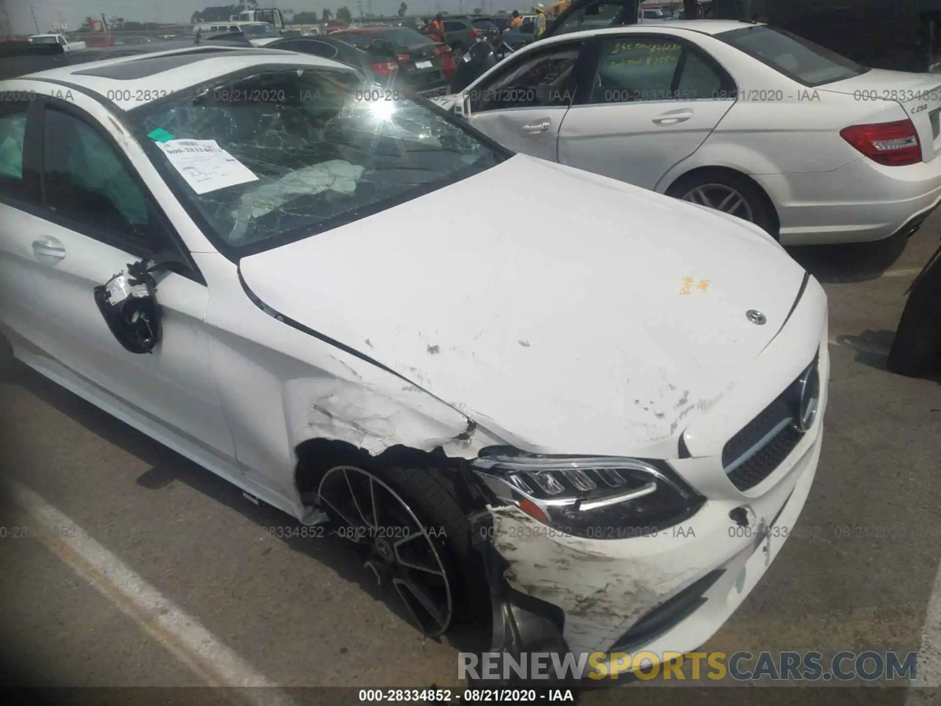 6 Photograph of a damaged car W1KWF8DB1LR570095 MERCEDES-BENZ C-CLASS 2020