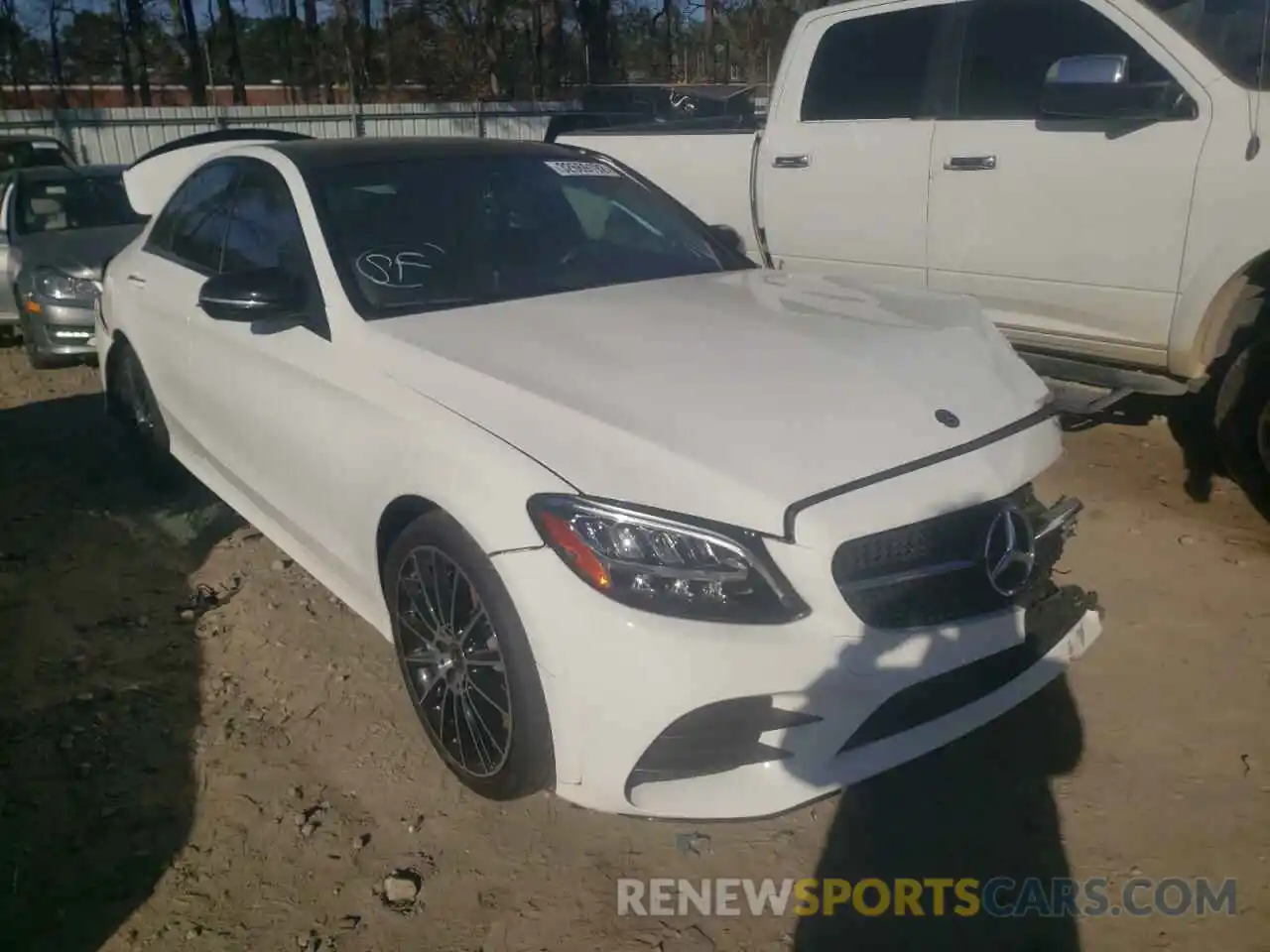 1 Photograph of a damaged car W1KWF8DB1LR570629 MERCEDES-BENZ C-CLASS 2020