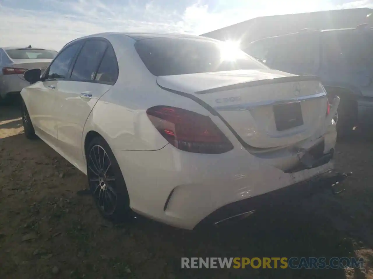 3 Photograph of a damaged car W1KWF8DB1LR570629 MERCEDES-BENZ C-CLASS 2020