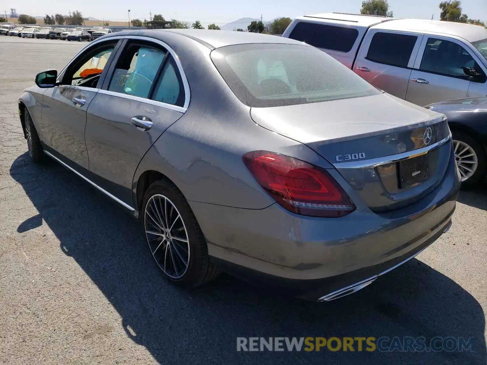 3 Photograph of a damaged car W1KWF8DB1LR579265 MERCEDES-BENZ C-CLASS 2020