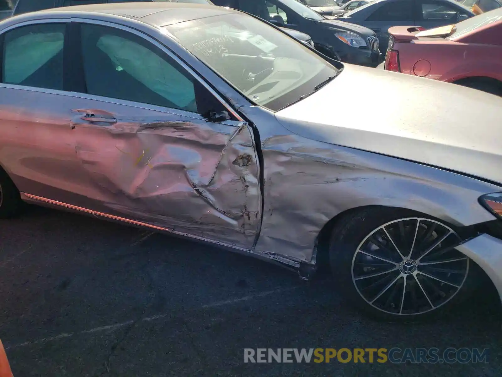 9 Photograph of a damaged car W1KWF8DB1LR593618 MERCEDES-BENZ C-CLASS 2020