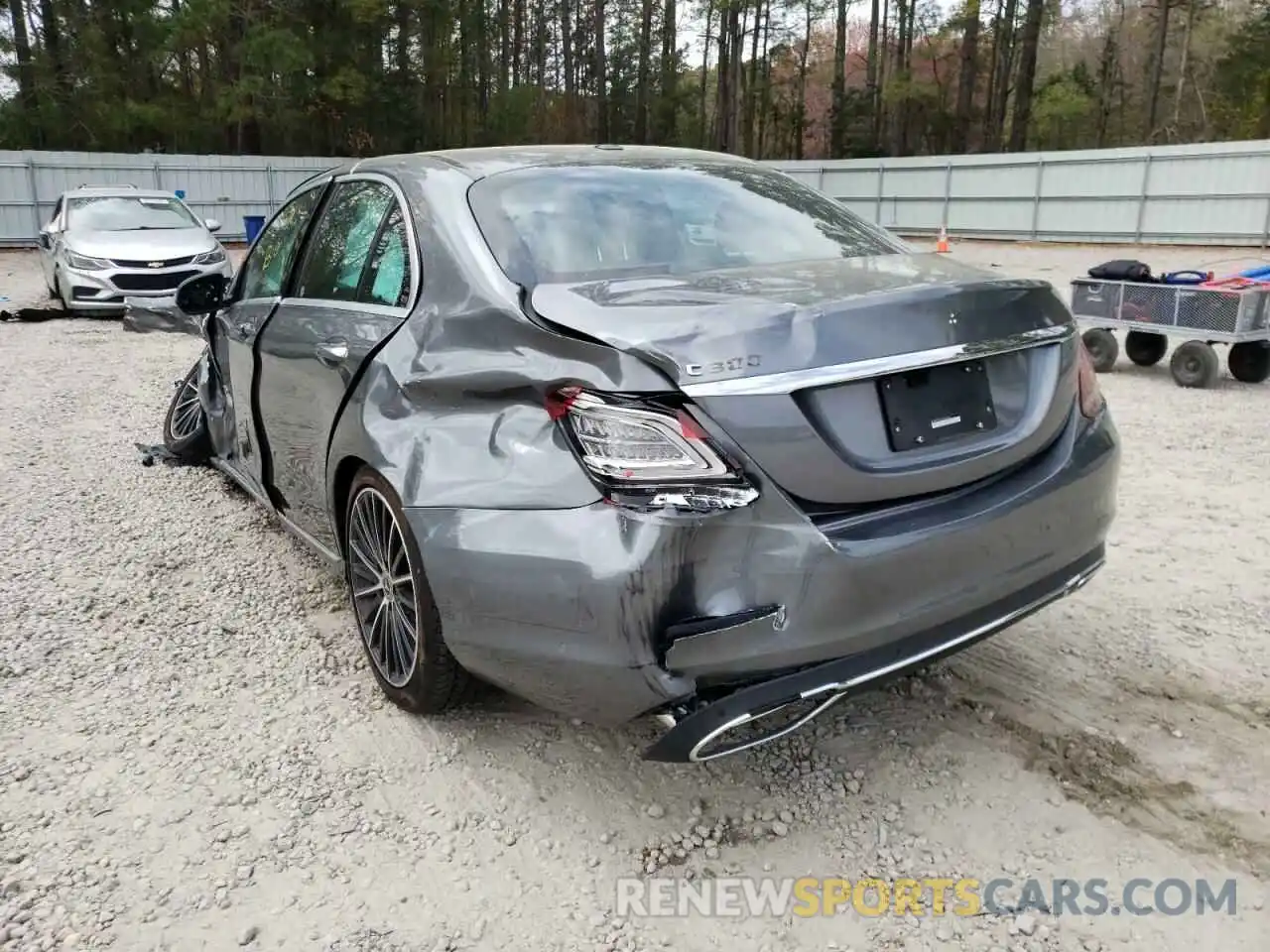 3 Photograph of a damaged car W1KWF8DB1LR596020 MERCEDES-BENZ C-CLASS 2020