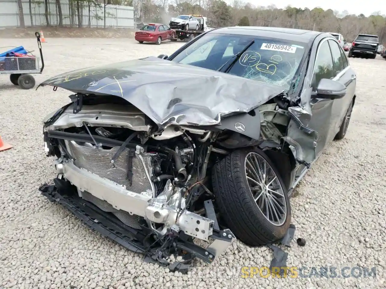 9 Photograph of a damaged car W1KWF8DB1LR596020 MERCEDES-BENZ C-CLASS 2020