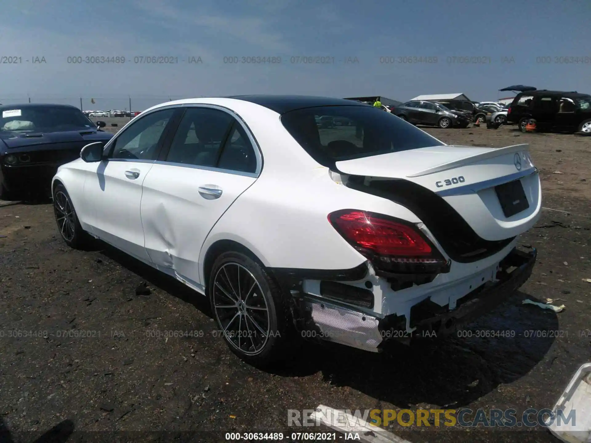 3 Photograph of a damaged car W1KWF8DB1LR597717 MERCEDES-BENZ C-CLASS 2020