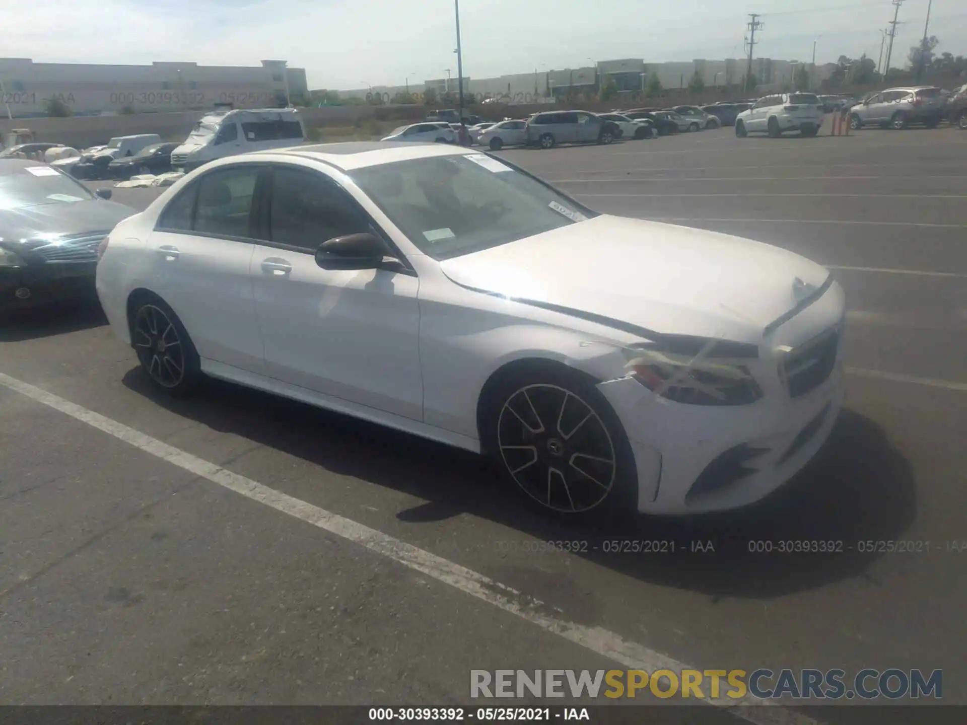 1 Photograph of a damaged car W1KWF8DB1LR603791 MERCEDES-BENZ C-CLASS 2020