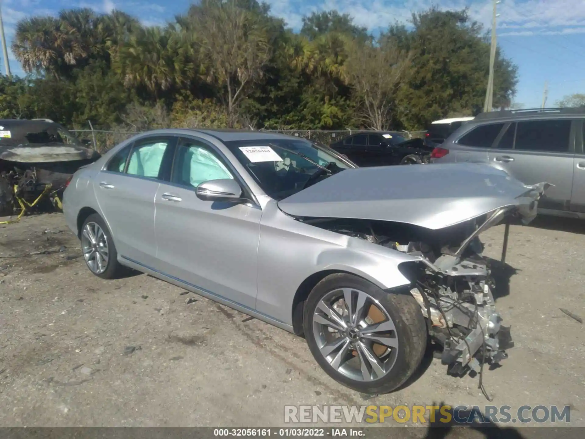 1 Photograph of a damaged car W1KWF8DB2LR565066 MERCEDES-BENZ C-CLASS 2020