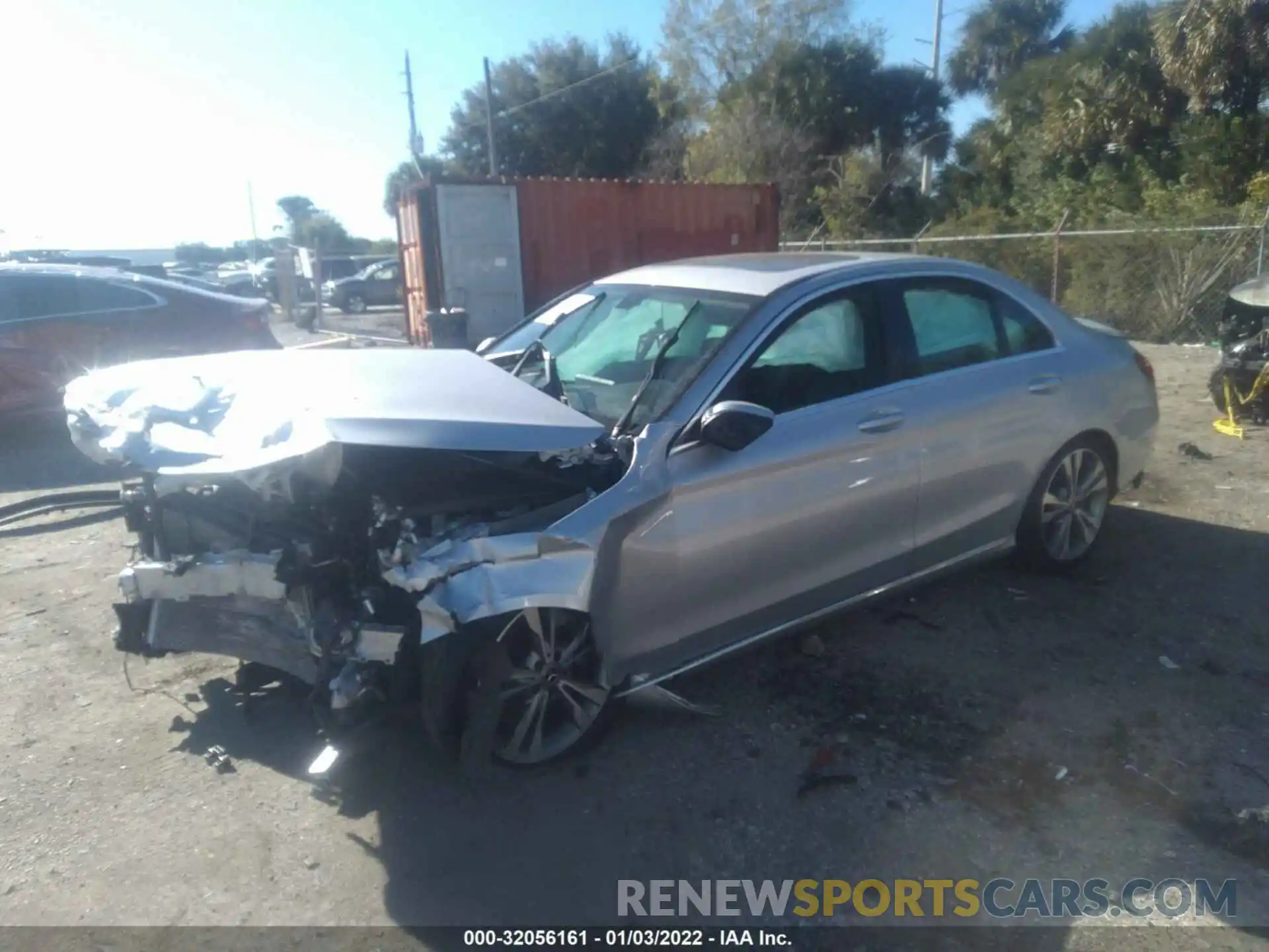 2 Photograph of a damaged car W1KWF8DB2LR565066 MERCEDES-BENZ C-CLASS 2020