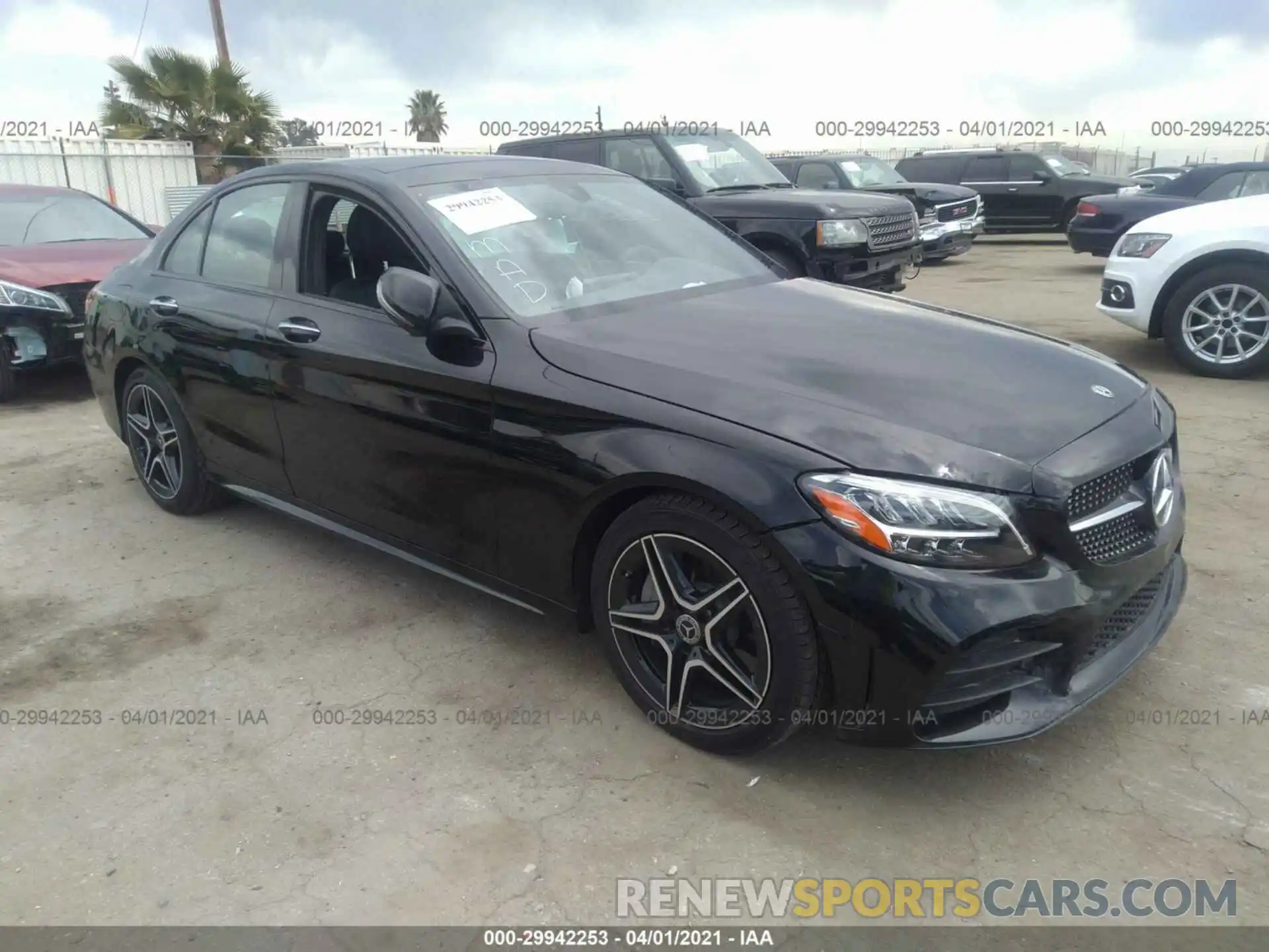 1 Photograph of a damaged car W1KWF8DB2LR574818 MERCEDES-BENZ C-CLASS 2020