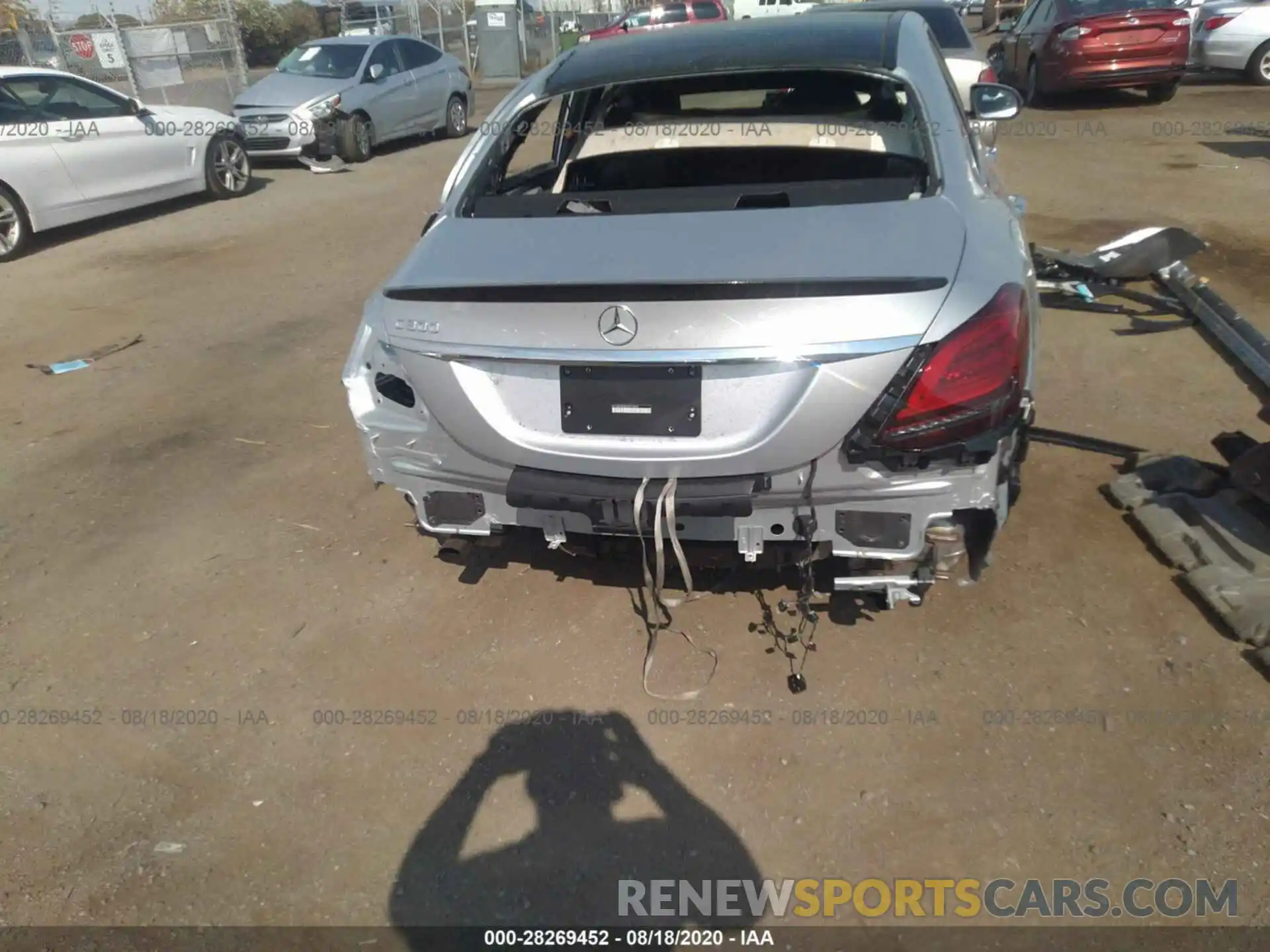 6 Photograph of a damaged car W1KWF8DB2LR576889 MERCEDES-BENZ C-CLASS 2020