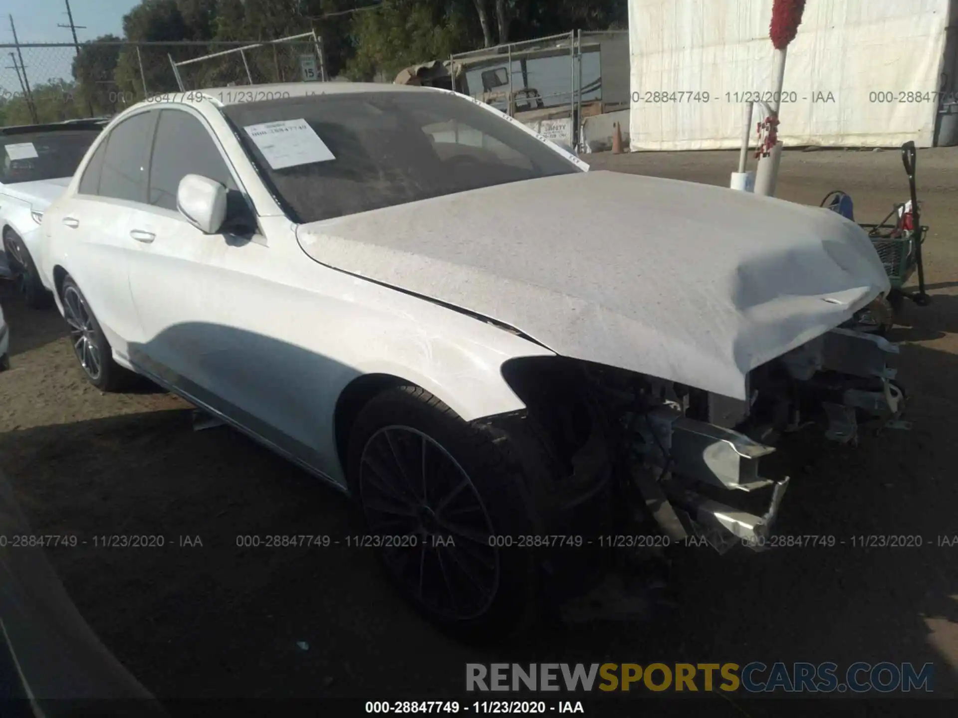 1 Photograph of a damaged car W1KWF8DB2LR583762 MERCEDES-BENZ C-CLASS 2020