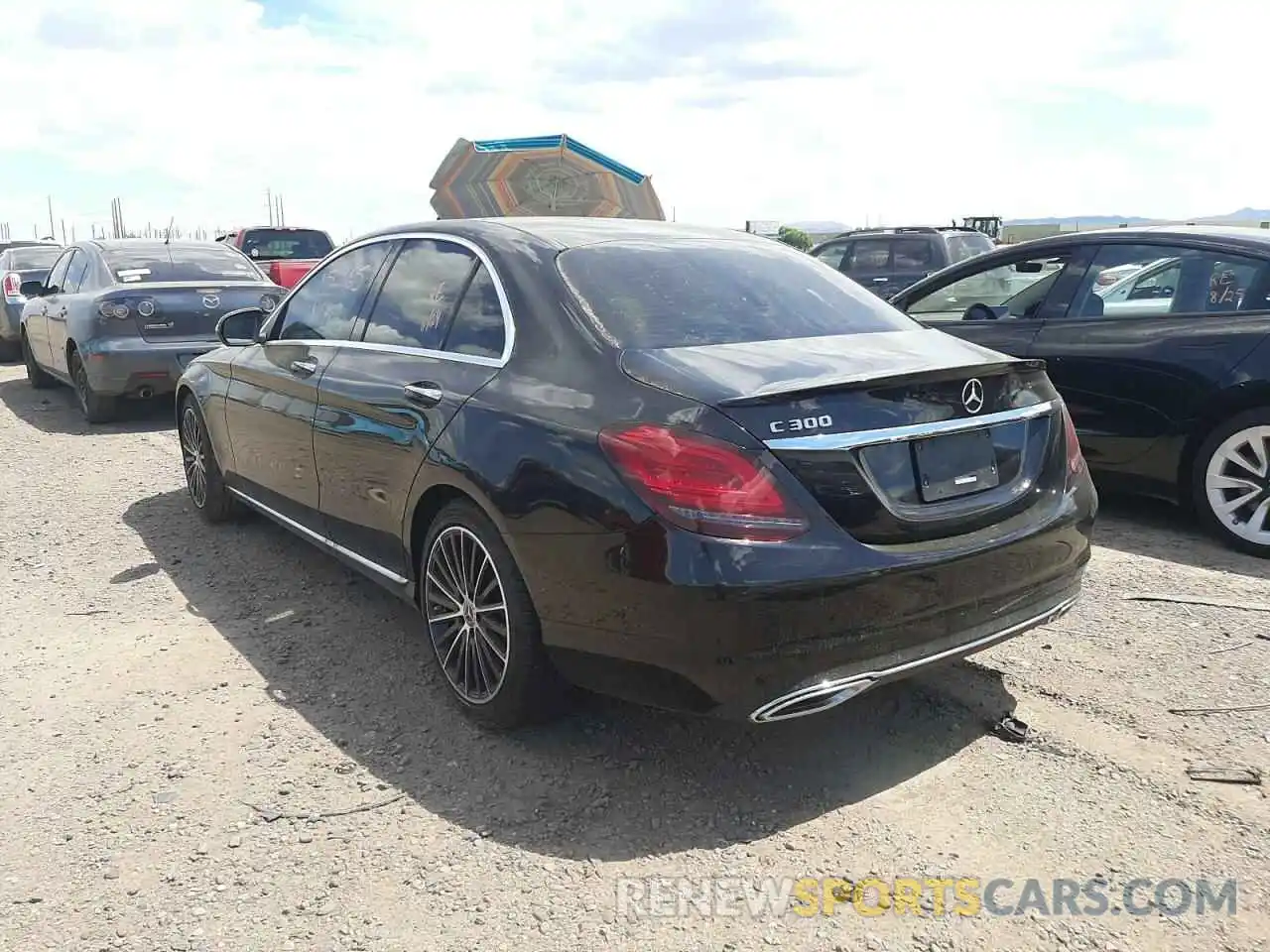 3 Photograph of a damaged car W1KWF8DB2LR588363 MERCEDES-BENZ C-CLASS 2020