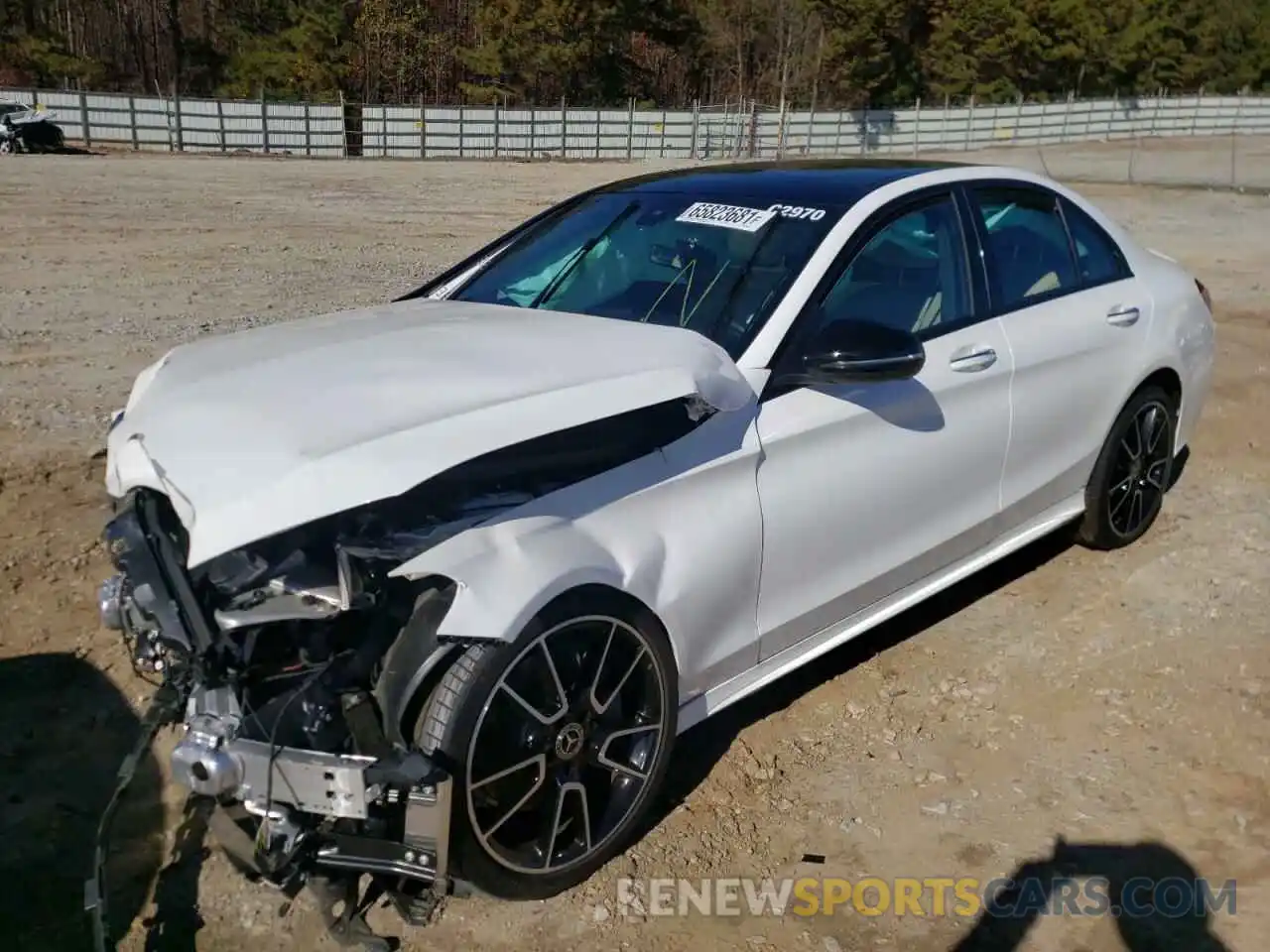 2 Photograph of a damaged car W1KWF8DB2LR603640 MERCEDES-BENZ C-CLASS 2020