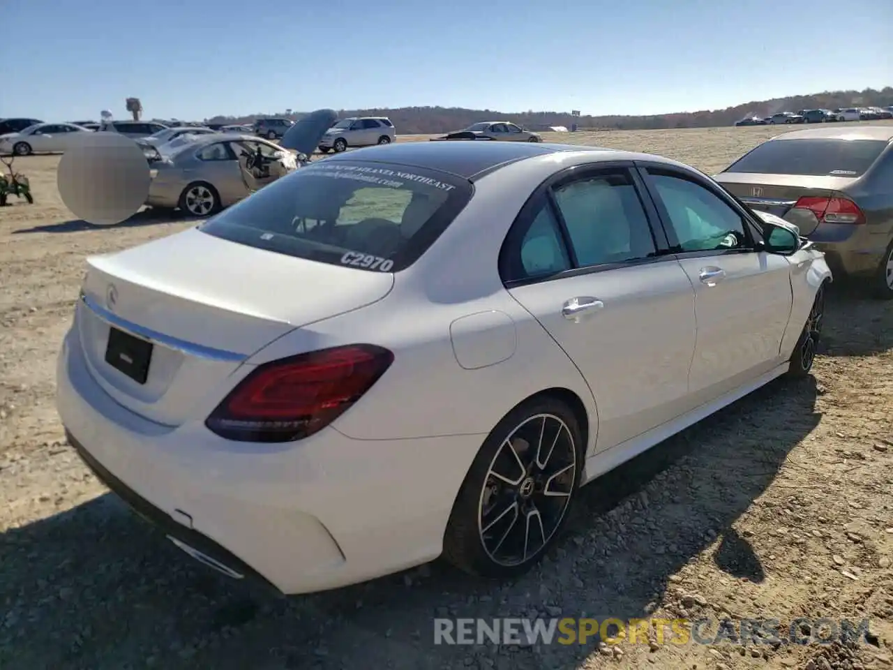 4 Photograph of a damaged car W1KWF8DB2LR603640 MERCEDES-BENZ C-CLASS 2020