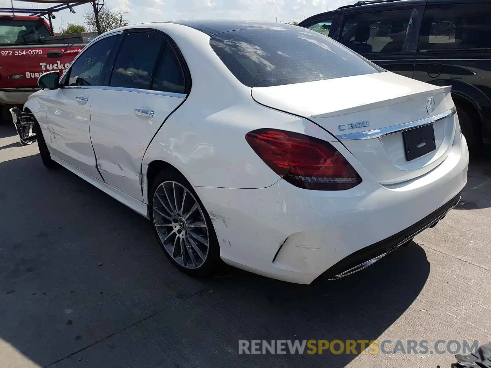 3 Photograph of a damaged car W1KWF8DB3LR570034 MERCEDES-BENZ C CLASS 2020