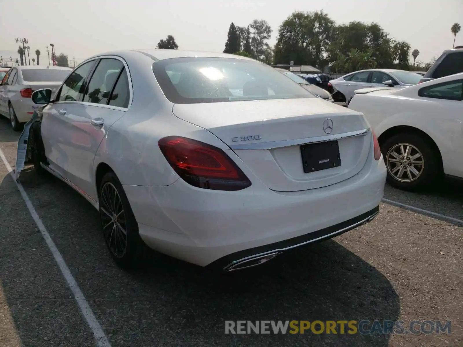 3 Photograph of a damaged car W1KWF8DB3LR570163 MERCEDES-BENZ C CLASS 2020