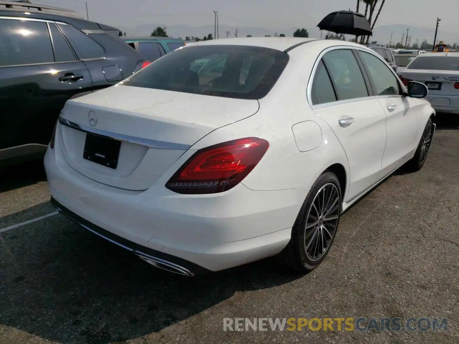 4 Photograph of a damaged car W1KWF8DB3LR570163 MERCEDES-BENZ C CLASS 2020