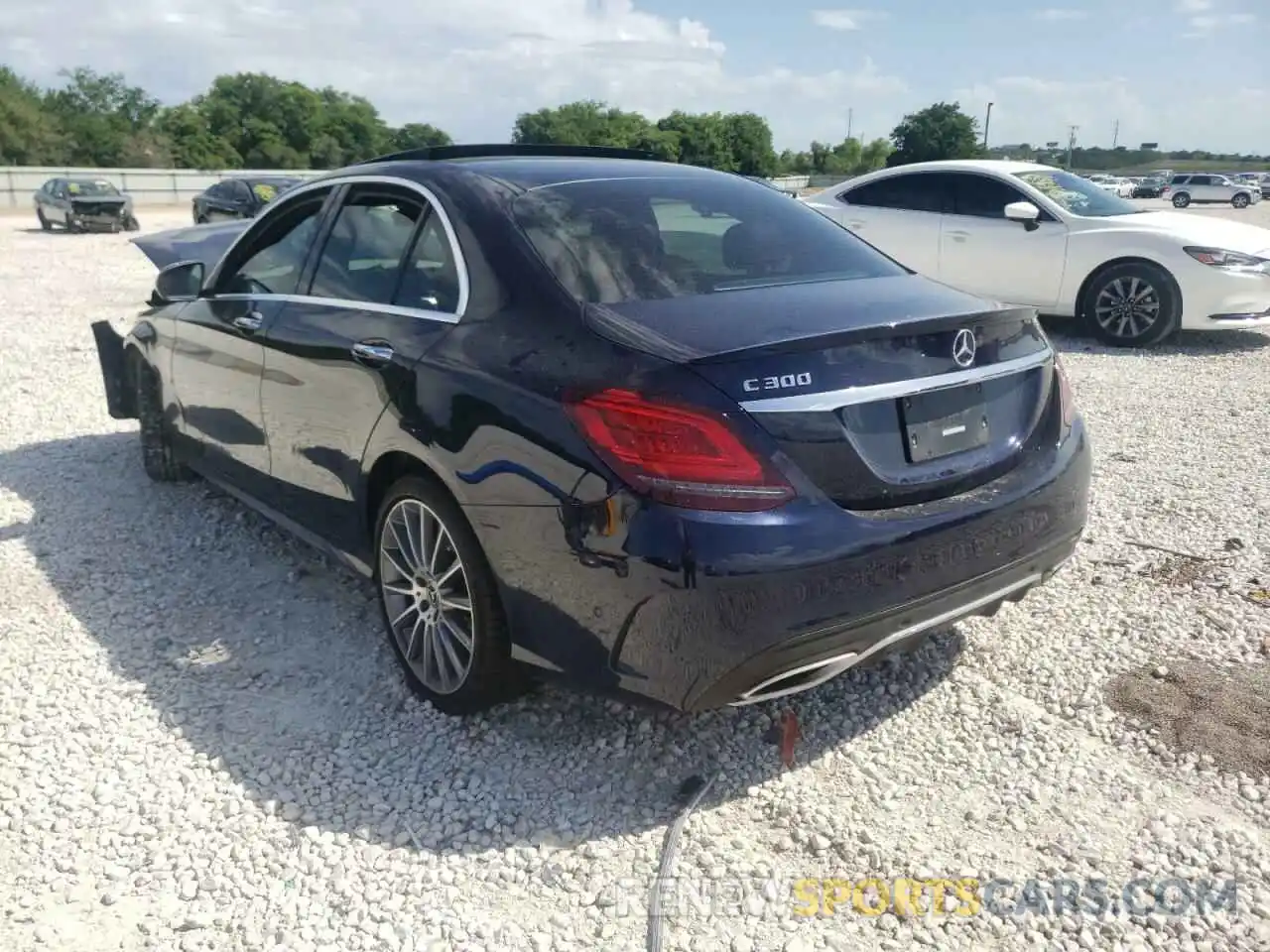 3 Photograph of a damaged car W1KWF8DB3LR571264 MERCEDES-BENZ C-CLASS 2020