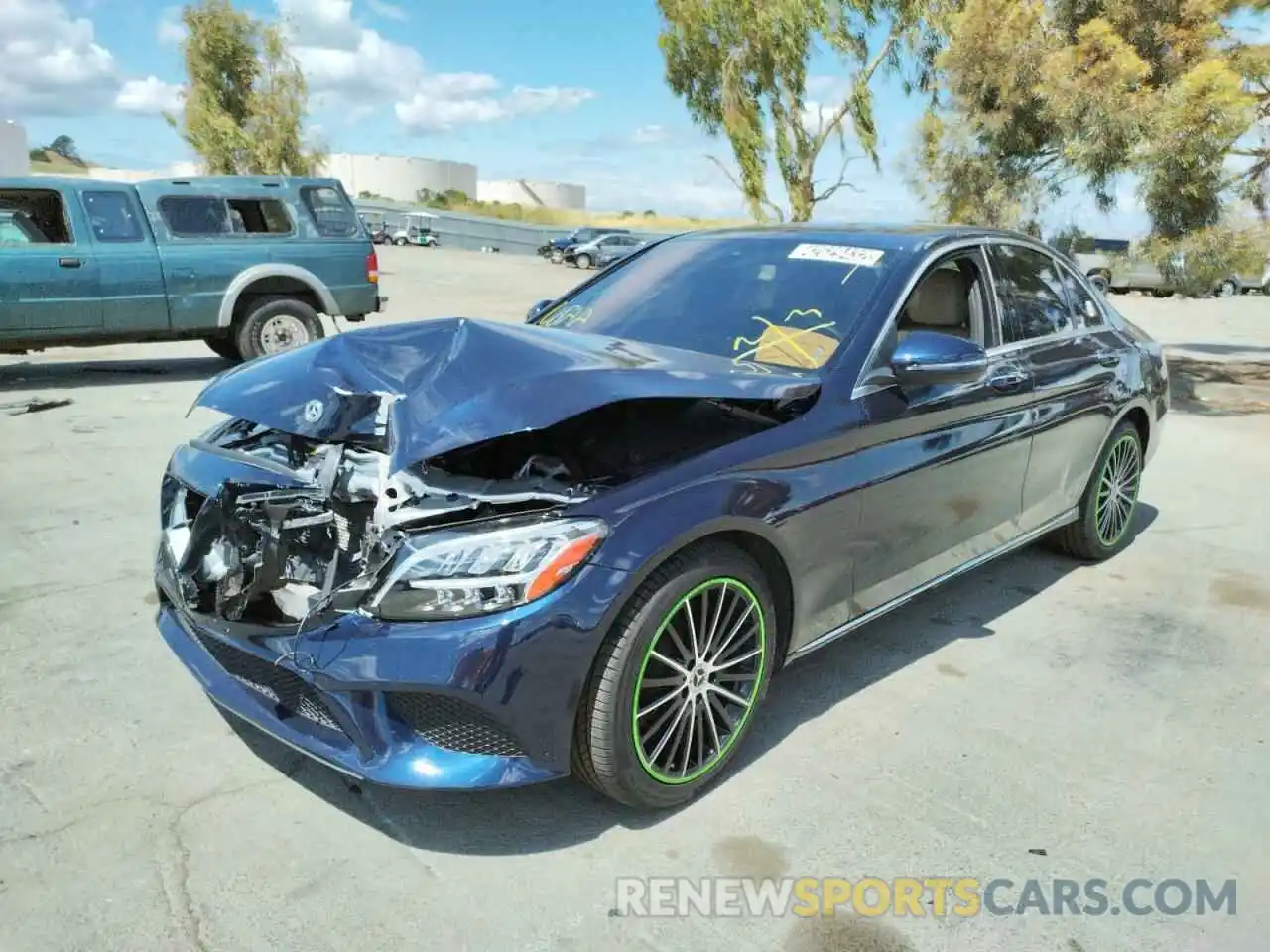 2 Photograph of a damaged car W1KWF8DB3LR571331 MERCEDES-BENZ C-CLASS 2020