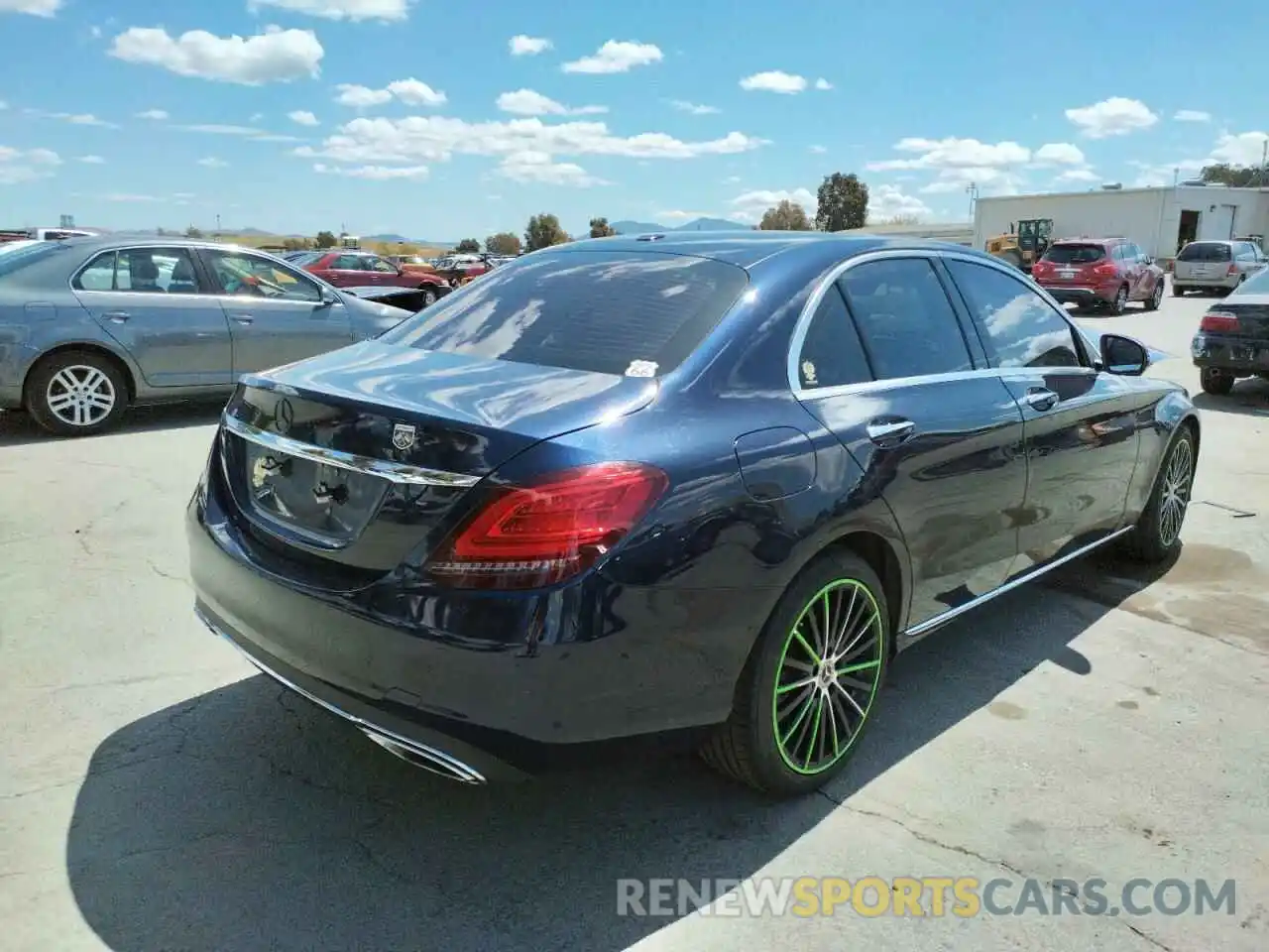 4 Photograph of a damaged car W1KWF8DB3LR571331 MERCEDES-BENZ C-CLASS 2020