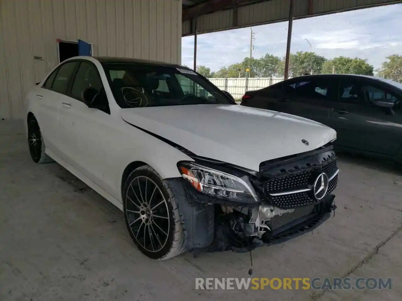 1 Photograph of a damaged car W1KWF8DB3LR573242 MERCEDES-BENZ C-CLASS 2020