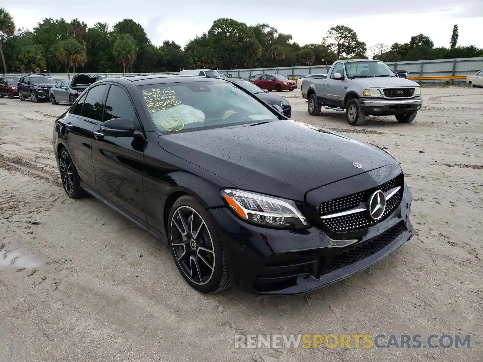 1 Photograph of a damaged car W1KWF8DB3LR573676 MERCEDES-BENZ C-CLASS 2020