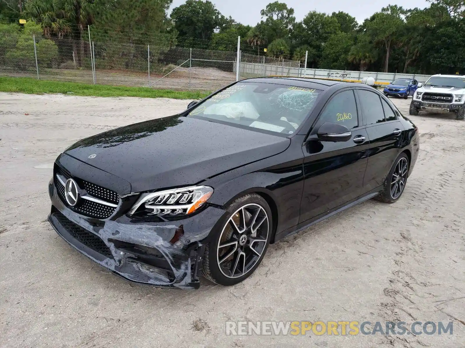 2 Photograph of a damaged car W1KWF8DB3LR573676 MERCEDES-BENZ C-CLASS 2020