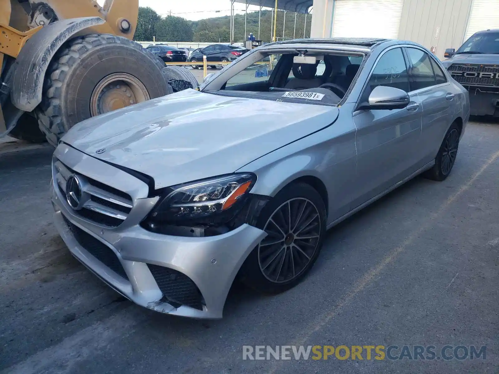 2 Photograph of a damaged car W1KWF8DB3LR583883 MERCEDES-BENZ C-CLASS 2020