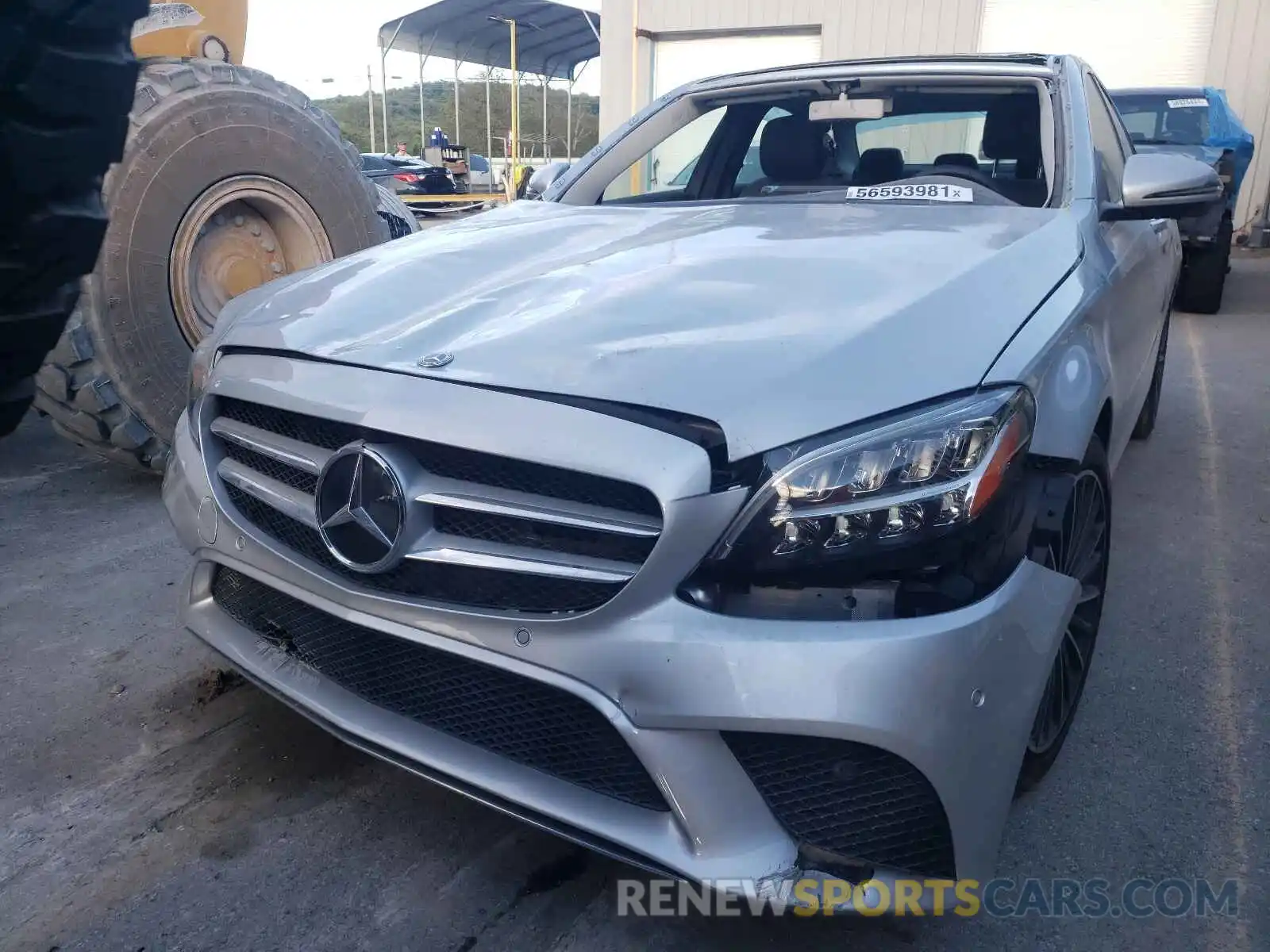 9 Photograph of a damaged car W1KWF8DB3LR583883 MERCEDES-BENZ C-CLASS 2020