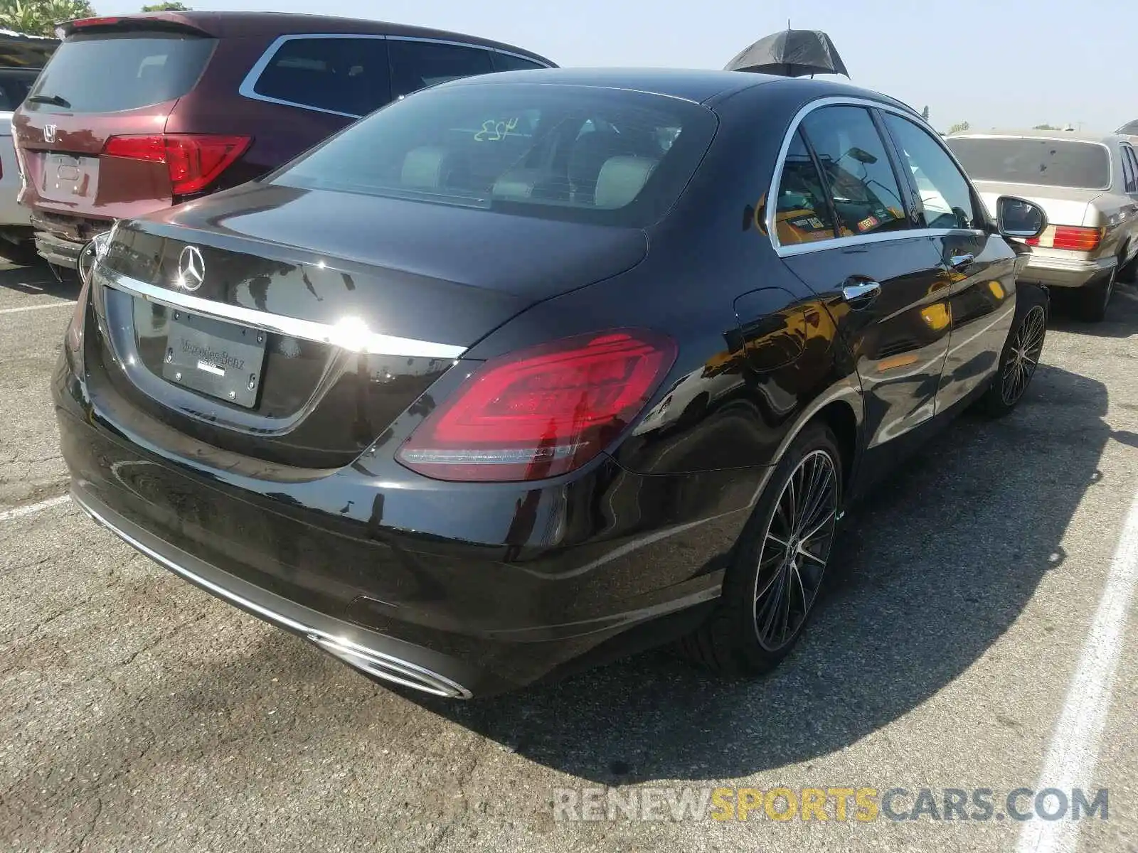 4 Photograph of a damaged car W1KWF8DB3LR590588 MERCEDES-BENZ C CLASS 2020